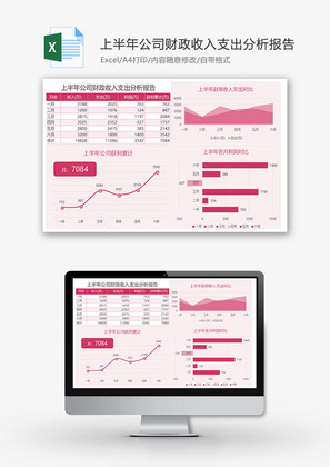 上半年公司财政收入支出分析报告