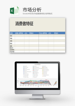 日常办公市场分析Excel模板