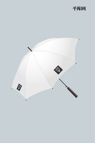 品牌海报模板_VI样机品牌形象雨伞样机