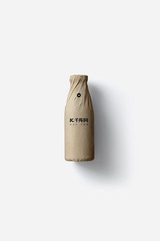 瓶子设计素材模板纸包装灰色创意样机