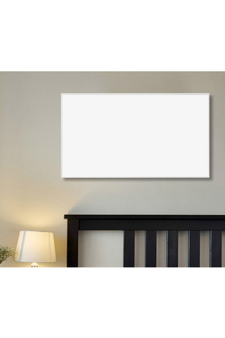 卧室展示海报模板_卧室内装饰画框设计模型模板白色背景墙创意样机