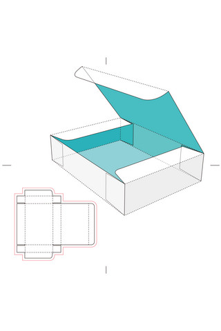 简约包装盒海报模板_产品包装盒模板展示白色简约样机