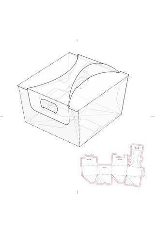 包装礼盒盒样机海报模板_包装礼盒设计模板展示白色简约样机