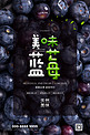 水果促销蓝莓蓝色创意海报