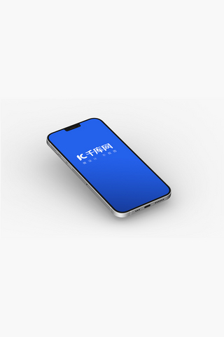 iPhone12样机苹果12样机智能手机设计素材模板蓝色简约风格样机