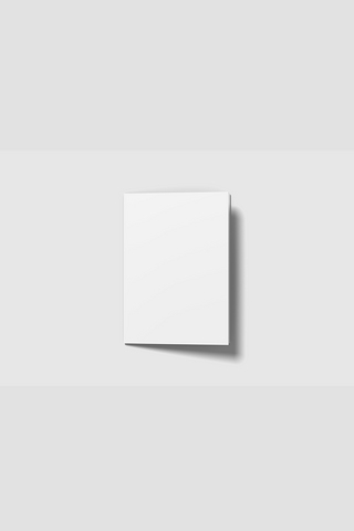 白色折页海报模板_三折页小册子白色大气样机