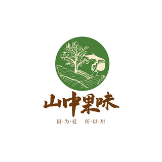 餐饮logo海报模板_logo人物绿色中式文章配图