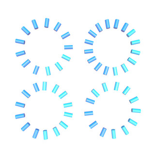 圆圈平均海报模板_蓝色圆圈进度条