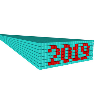 2019海报模板_3D2019柱体矢量图