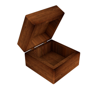 木质正方形小盒子