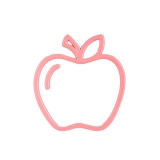 柔色立体水果类图标-苹果