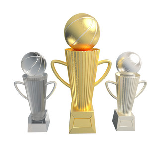 3D风格篮球奖杯