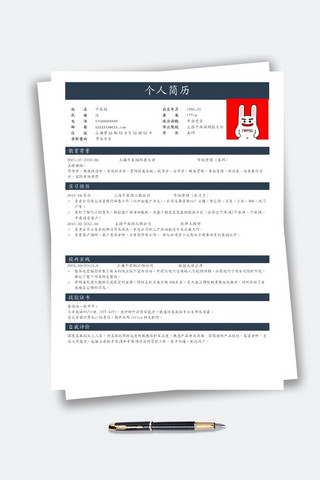 教师求职简历海报模板_红色大学生简约简单简洁求职简历模板