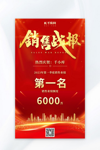 中国人寿海报模板_喜报战报建筑红色中国风海报