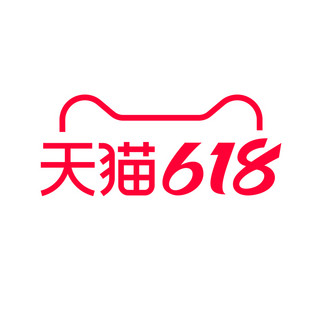 海报模板_618天猫 红色电商logo