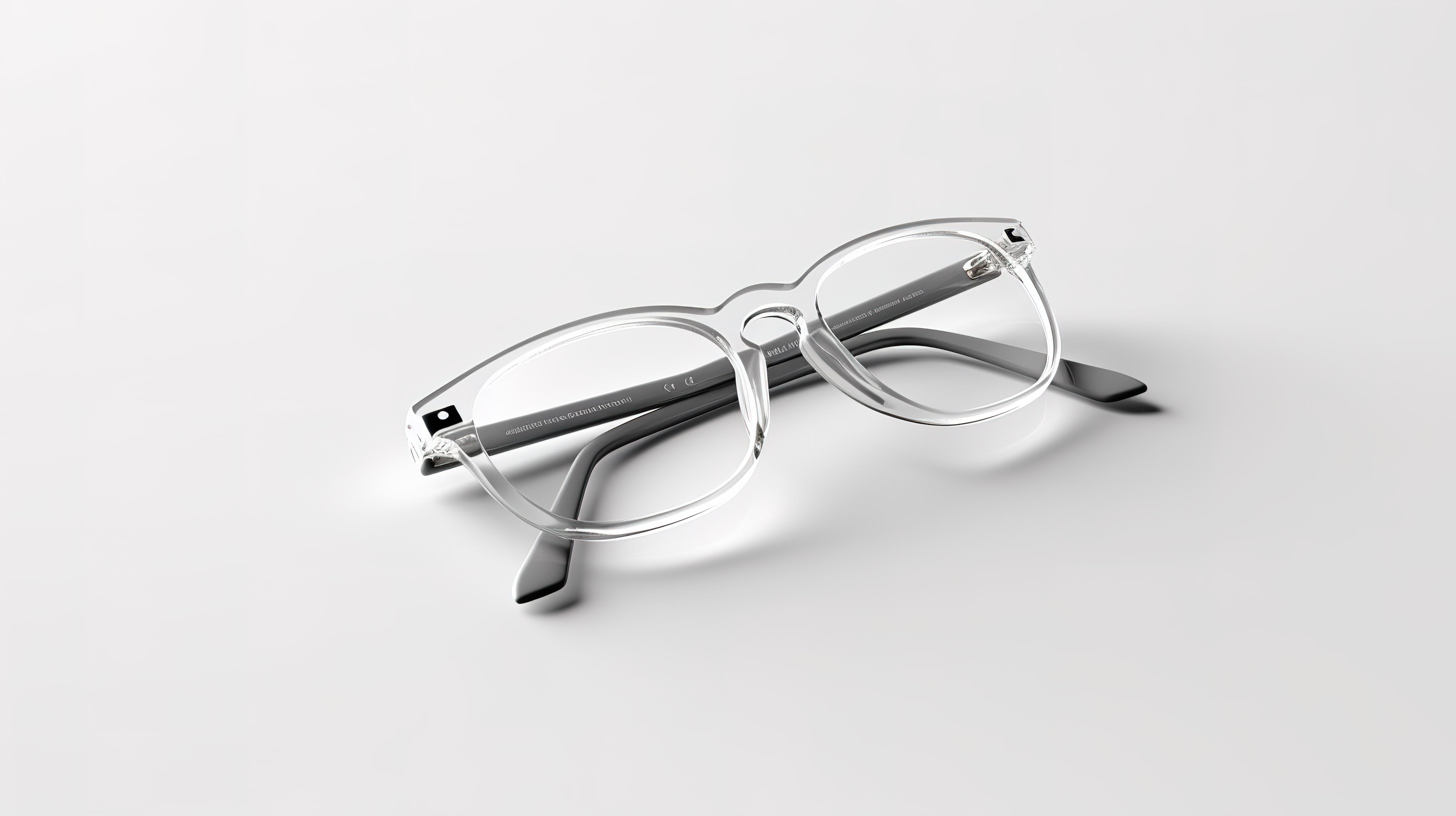 单个孤立物体眼镜的等距 3D 渲染图片