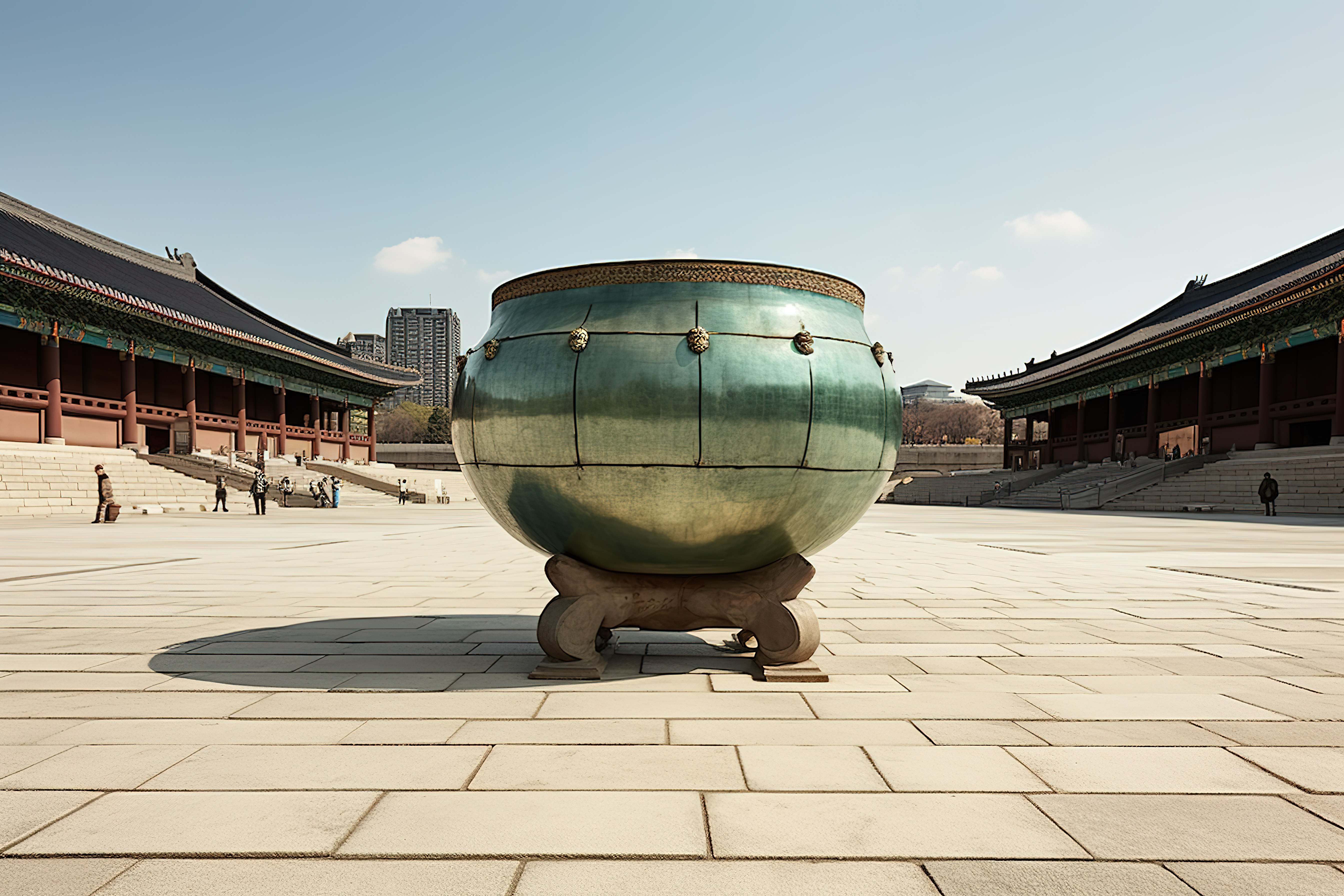 韩国皇宫光化门图片
