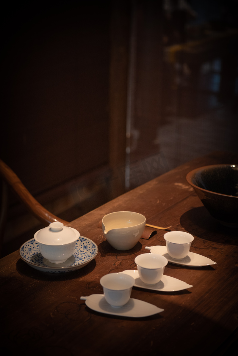 中式茶摄影图图片