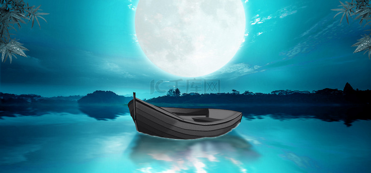 创意合成夜色化妆品背景