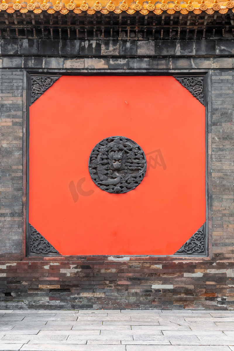 南京朝天宫宫墙照壁摄影图配图图片