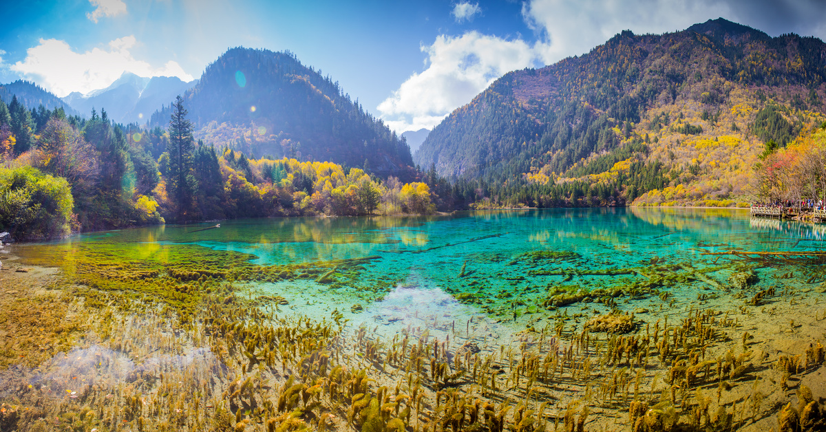 九寨沟谷风景名胜区图片