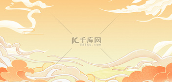 祥云花边