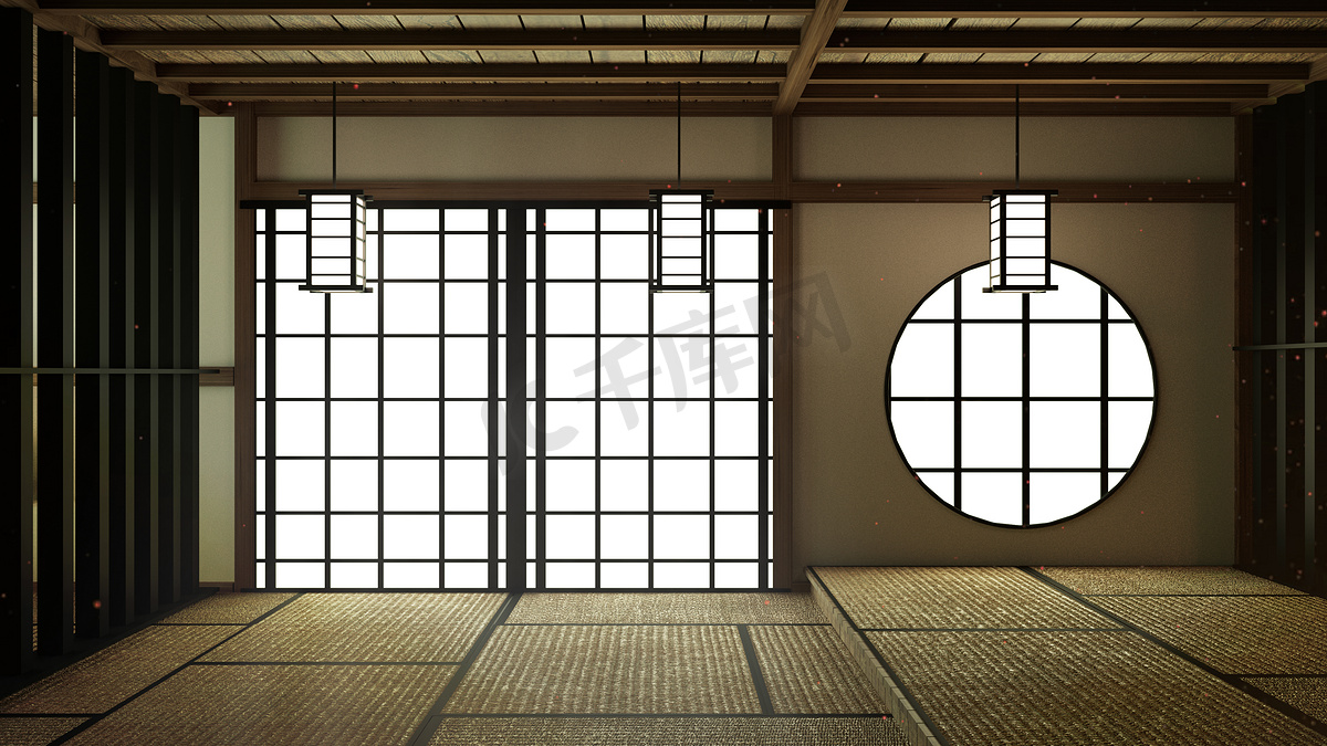 模型，日式空房间榻榻米设计最美图片