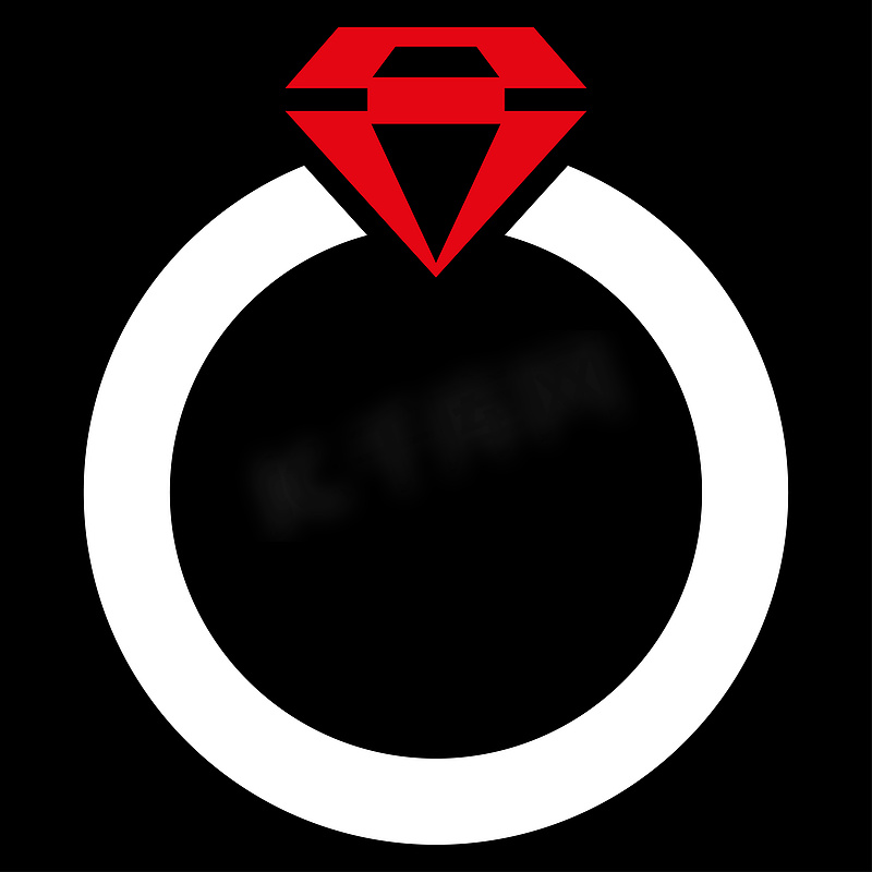 Commerce Set 中的钻石戒指图标图片