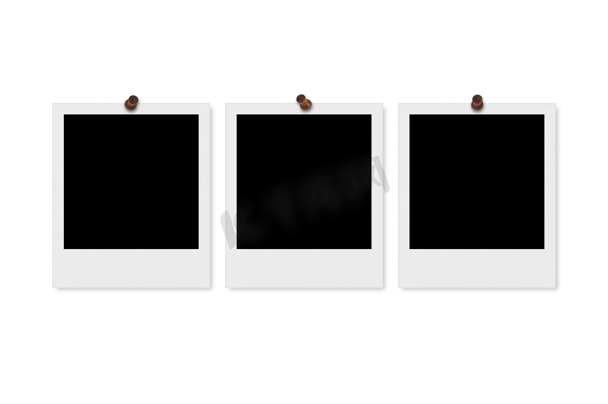 空白Polaroid相框图片