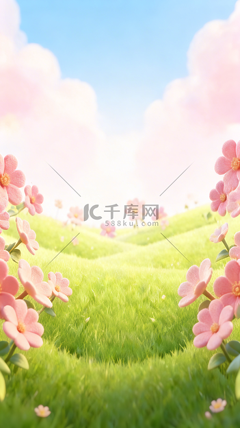 春天素材高创意作品