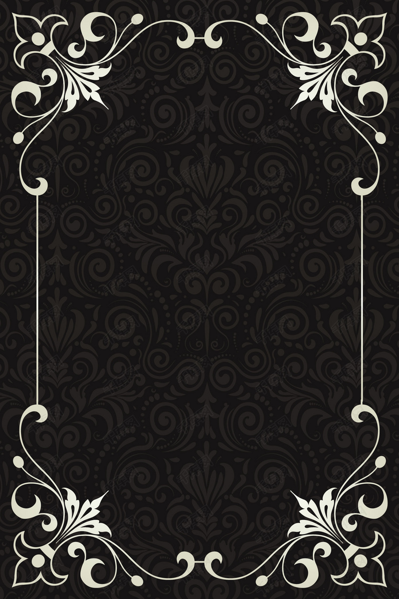 矢量欧式边框底纹古典纹理背景图片免费下载_