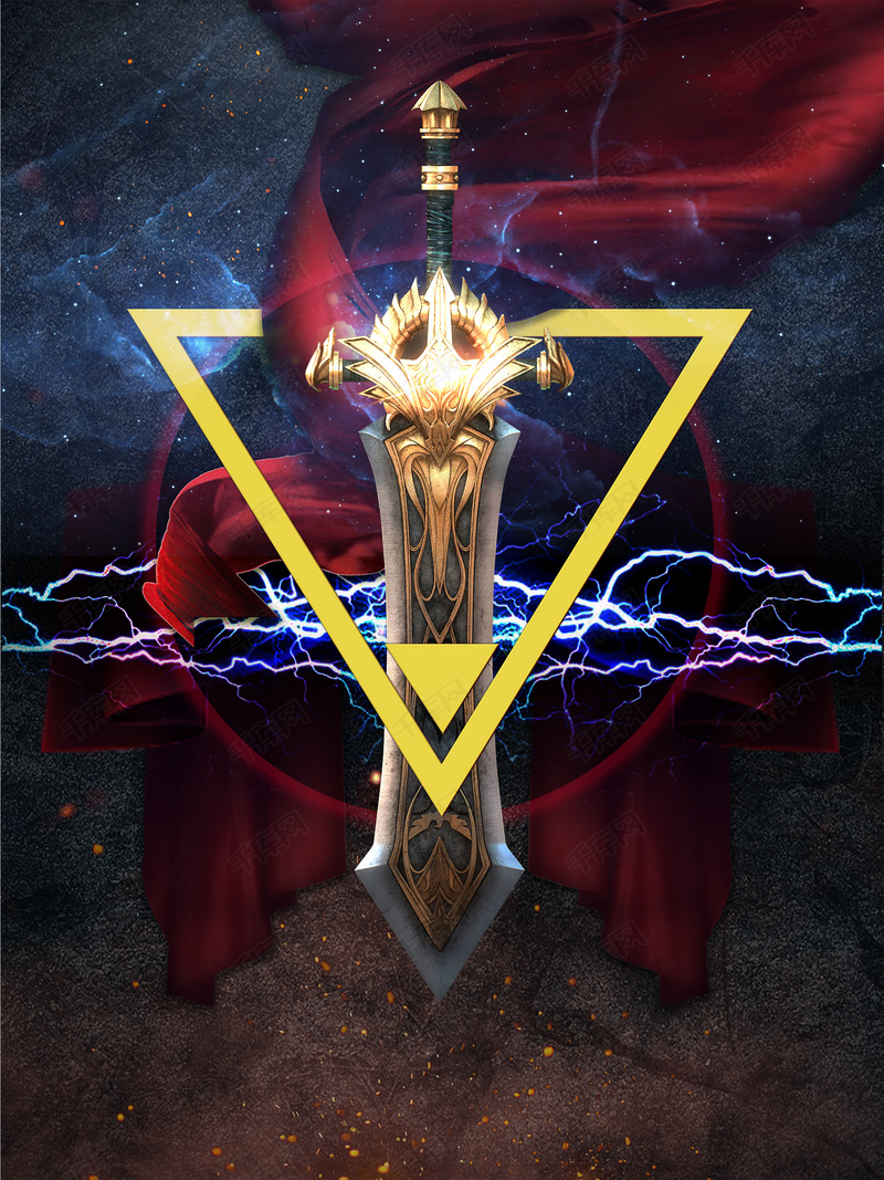 网游王者归来王者荣耀手游竞技海报背景图片免