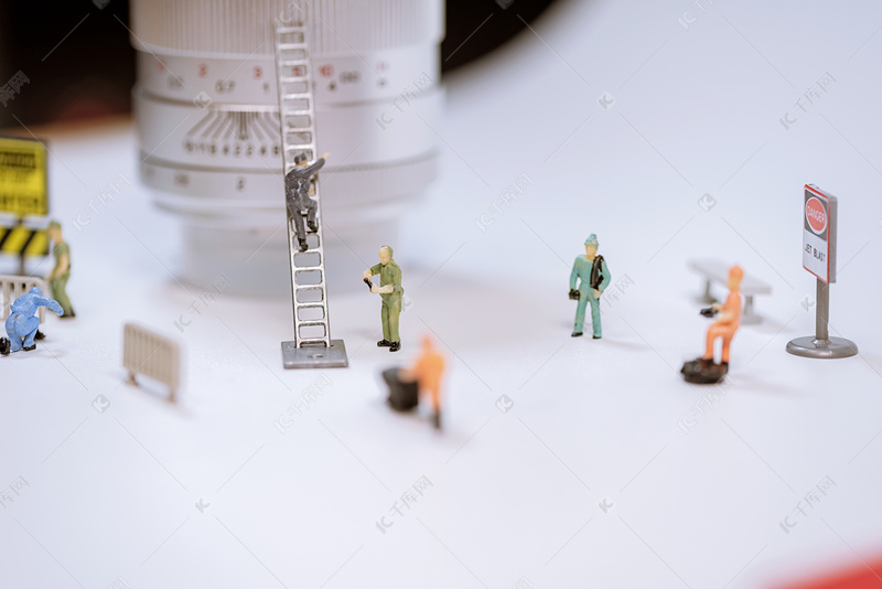 五一劳动节微观修镜头的工人高清摄影大图