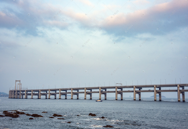 大连跨海大桥摄影图
