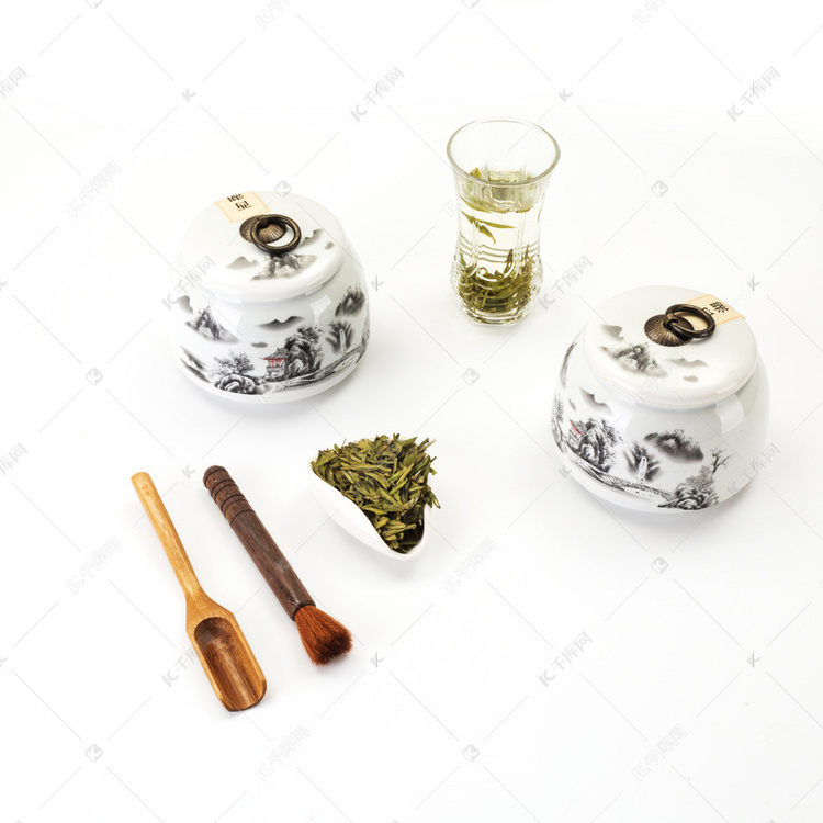 产品商图白色背景之野生红茶茶叶