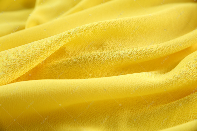 黄色雪纺布料
