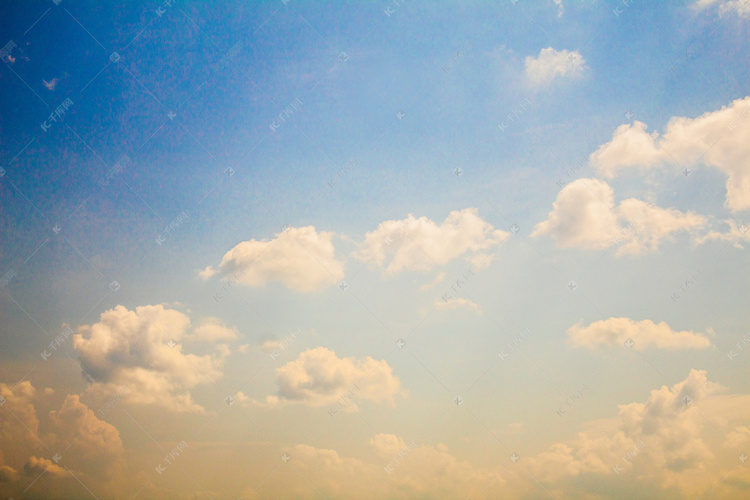 蓝天白云摄影图