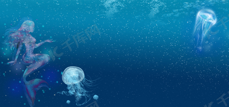 海底世界背景banner