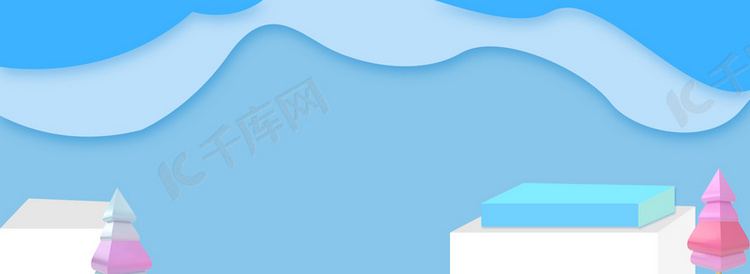 你好2019C4D简约banner