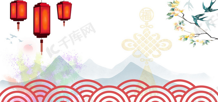 中国风海报banner