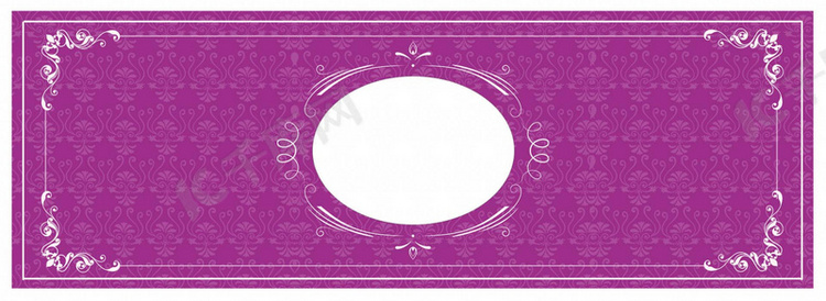 紫色婚礼迎宾区展板背景素材