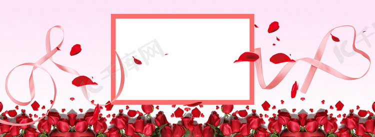 浪漫红色玫瑰情人节