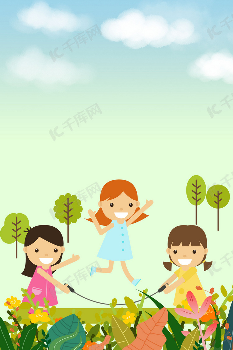 儿童跳绳健身运动