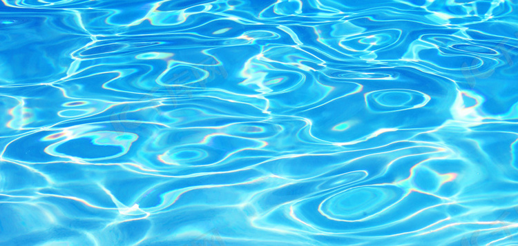 夏天蓝色水面水花底纹背景素材