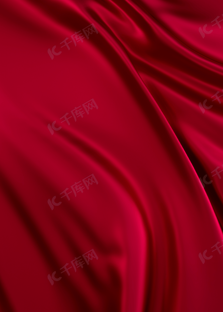 红色丝绸质感背景