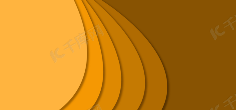 阶梯式原创黄色折纸效果抽象背景