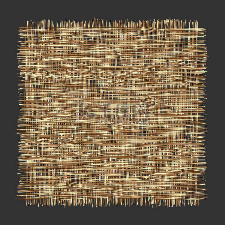 Vector organic weave pattern