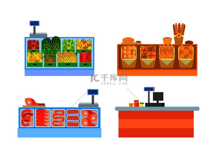 屠夫和面包师部门隔离了集合向量