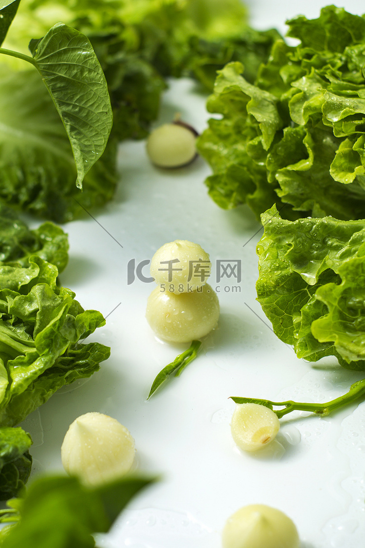 夏季夏天立夏蔬菜新鲜生菜摄影图