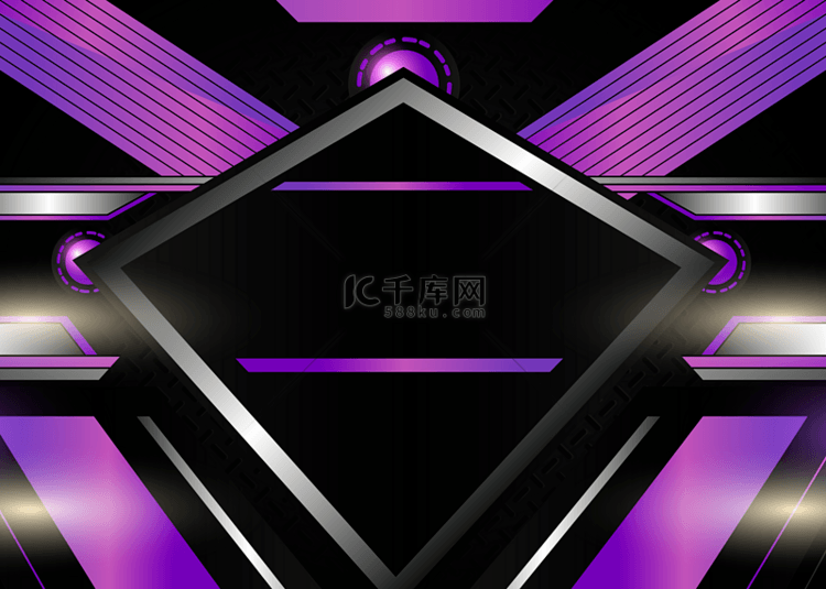 游戏抽象紫色几何图案背景